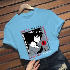 Death Note Printed Loose T-Shirt Short Sleeve