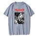 Berserk Griffith Guts Printed Loose Fit Short Sleeve  T-Shirt