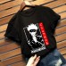 Jujutsu Kaisen Gojo Satoru Printed Black Short Sleeve T-Shirt 