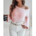 Color Block Fuzzy Long Sleeve Top Color Block Fuzzy Long Sleeve Top