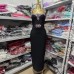 Bandage Women's Sexy Strapless Beaded Noble Atmosphere Dress Evening Gown Bandage Dress