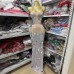 Fashionable Backless Sexy V-Neck Beaded Star Sequined Fitted Long Bodycon Dress Gown