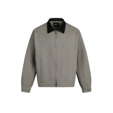 Vintage High-Grade Spliced Corduroy Collar Deconstructed Detroit Jacket for Men