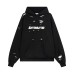 Washed Distressed Hole Letter Print Hoodie Unisex  Loose Casual Hip Hop Sweatshirt