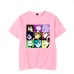 Seven Deadly Sins Print Short Sleeve Loose