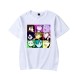 Seven Deadly Sins Print Short Sleeve Loose