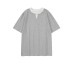 Fake two high-end temperament loose and versatile tops