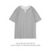 Fake two high-end temperament loose and versatile tops