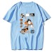 Haikyuu Nishinoya Volleyball Boy Print Black Short Sleeve