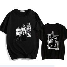 Jujutsu Kaisen Gojo Satoru Printed Black Short Sleeve