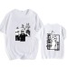 Jujutsu Kaisen Gojo Satoru Printed Black Short Sleeve Jujutsu Kaisen Gojo Satoru Printed Black Short Sleeve