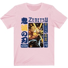 Demon Slayer Kimetsu no Yaiba Agatsuma Zenitsu Printed Black