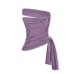 Fitted One-Shoulder Irregular Hem Sleeveless Top Fitted One-Shoulder Irregular Hem Sleeveless Top
