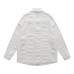 Hollow Design Couple Long Sleeve Shirt High-Grade Shirt Jacket for Men and Women