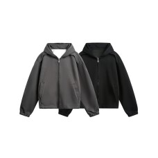 Trendy Couple Loose Lazy Style Hooded Sweatshirt Unisex Jacket