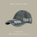 Summer sun shading letter embroidery versatile face enhancing small duckbill hat