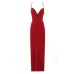 Slim fit long camisole dress
