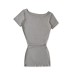Sexy Off-Shoulder Pleated Waist Slimming Short Sleeve Dress