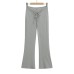 Sexy V-Waist Drawstring Wide Leg Flare Pants