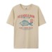 Size Cotton T-Shirt Women Vintage Seafood Graphic Tee Grunge Aesthetic