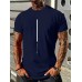 Men's  cotton summer loose fit DREAM Letter printed slim fit