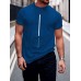 Men's  cotton summer loose fit DREAM Letter printed slim fit