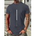 Men's  cotton summer loose fit DREAM Letter printed slim fit