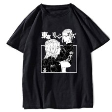 Tokyo Revengers Printed Black Short Sleeve