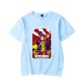 JoJo's Bizarre Adventure Death 13 Printed Loose Short Sleeves