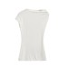 Slim Fit Strap Solid Color Pleated Camisole Top
