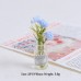 Multicolor three-dimensional luminous vase, creative handmade DIY cream glue accessories, resin small parts