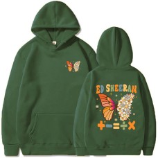 Ed Sheeran Butterfly Mathematics Tour Hooded Sweatshirt