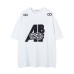 Street Style Applique Snake Skin Pattern Letter Embroidery Short Sleeve T-Shirt Unisex Loose Casual Top Tee