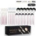 Cutlery Set Stainless Steel Knife Fork Set 24-Piece Tableware Set Golden Steak Knife Fork Spoon 6-Person Set