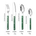 French Rivet ABS Handle Hotel Western Tableware Steak Knife Butter Knife Set