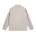 High Street  Style Printed Letter Collar Long Sleeve Shirt Men's Loose Casual Hip Hop Top