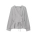 Irregular Top + Casual Long Pants Set for Women