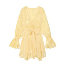 Elegant Commuting Mid-Waist Pink Short Skirt for Women