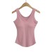 V-neck figure enhancing tank top