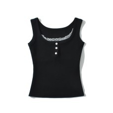 Sexy Lace Splicing Halter Top Sexy Lace Splicing Halter Top
