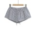 Striped drawstring elastic waist shorts