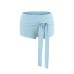 Low Waist Slimming Lace-up Fitted Bodycon Shorts