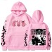 Flower Gentleman Loose Hooded Sweatshirt