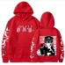 Flower Gentleman Loose Hooded Sweatshirt