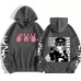 Flower Gentleman Loose Hooded Sweatshirt