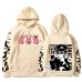 Flower Gentleman Loose Hooded Sweatshirt