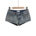 Slim fit sexy washed denim shorts