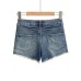 High-Waisted Distressed Denim Shorts 