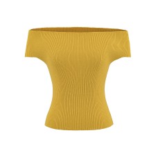 Elastic Fitted One-Shoulder Top Elastic Fitted One-Shoulder Top