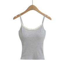 Lace Splicing Fitted Camisole